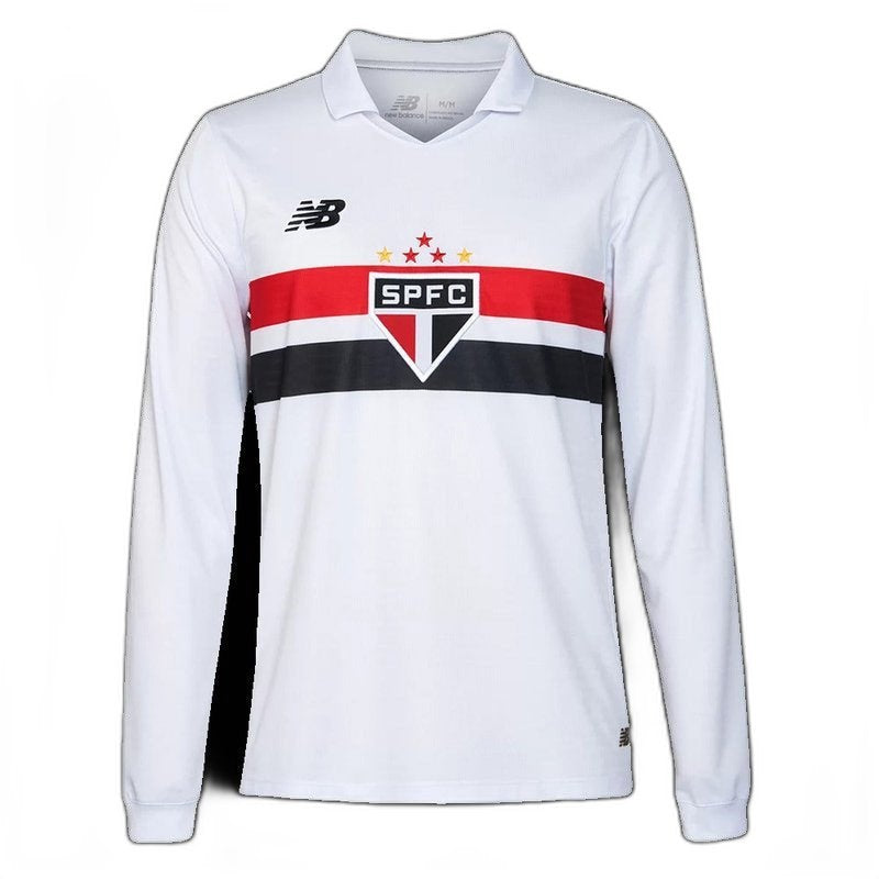 São Paulo 2024/25 Home Jersey - Long Sleeve