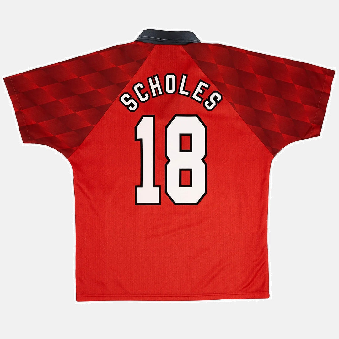 Manchester United 1996/97 Home Retro Jersey - Scholes #18