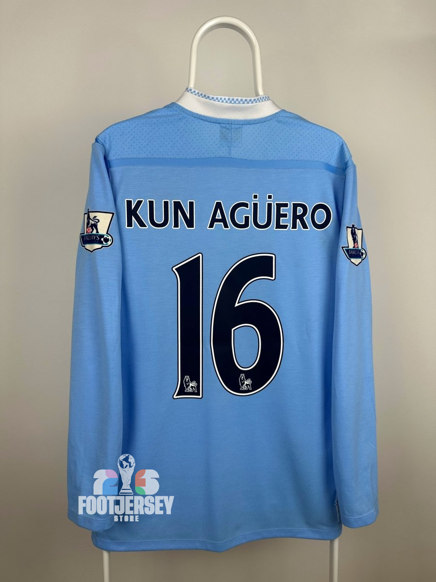 Manchester City 2011/12 Home Jersey - Sergio Aguero
