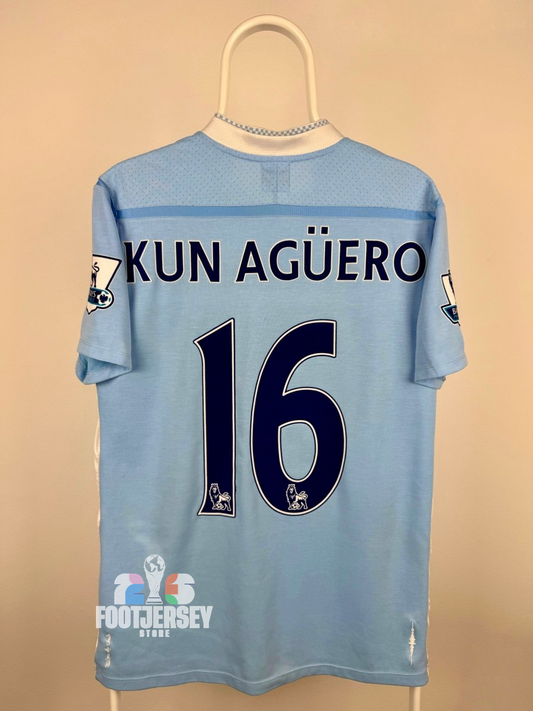 Manchester City 2011/12 Home Jersey - Sergio Aguero