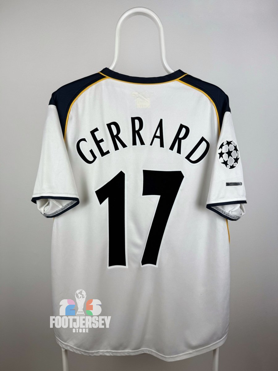 Steven Gerrard - Liverpool 2001/02 Away Jersey 󠁧󠁢󠁥󠁮󠁧󠁿