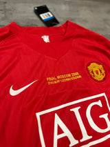 RONALDO #7 Manchester United 2007/08 Home Retro Jersey - Long Sleeve