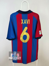 Xavi Hernandez- FC Barcelona 2001/02 Home Jersey
