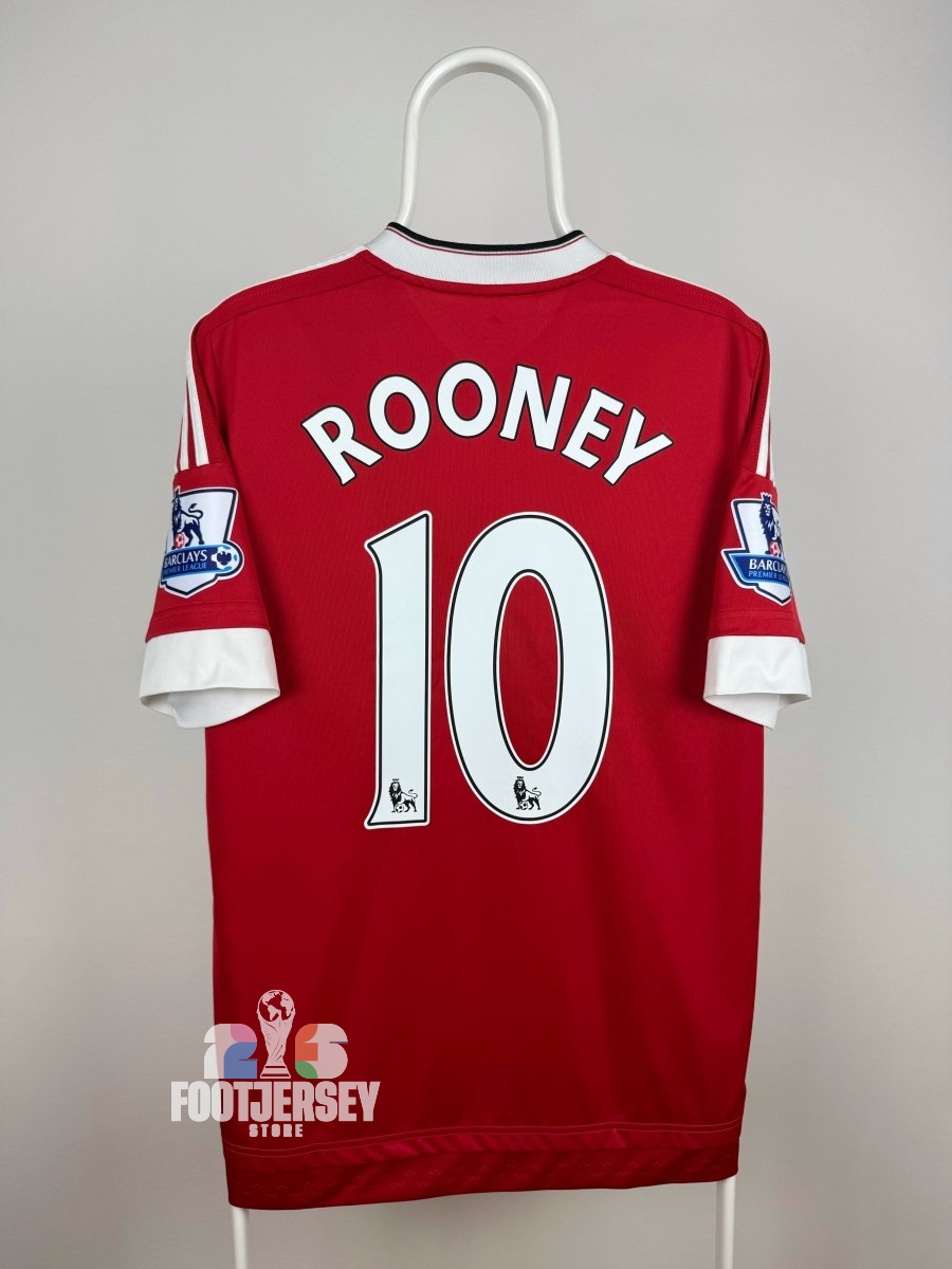 Wayne Rooney - Manchester United 2015/16 Home Jersey 󠁧󠁢󠁥󠁮󠁧󠁿