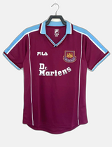 West Ham 1999/01 Home Jersey - Retro Version