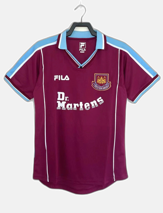 West Ham 1999/01 Home Jersey - Retro Version