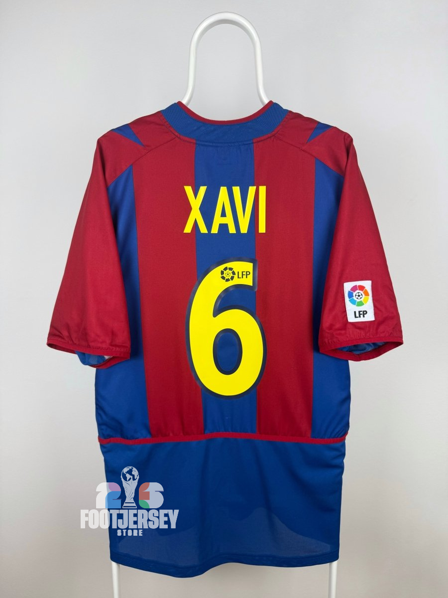 FC Barcelona 2002/03 Home Jersey - Xavi Hernandez