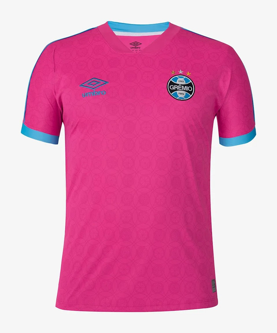 Grêmio 2023/24 Pink October Edition Jersey - Fan Version